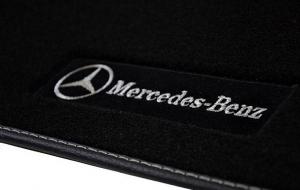 Autokoberečky Mercedes-Benz třída SL Chromové logo (R230 + R231, 2003 - dosud)